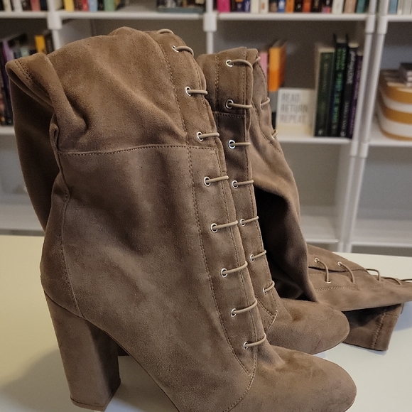 Chinese Laundry Tan Over the Knee Boots - Picture 3 of 5